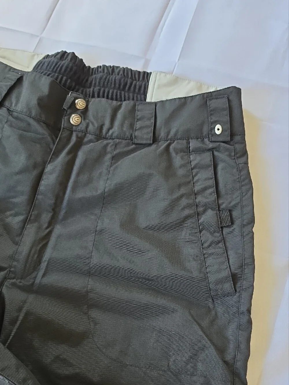 Vintage Columbia Convert Black Snow Pants